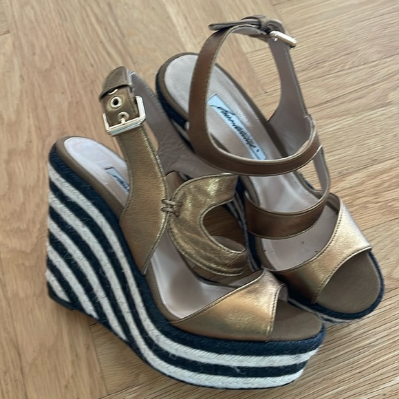 Brian Atwood Wedge Espadrille - Picture 1 of 3